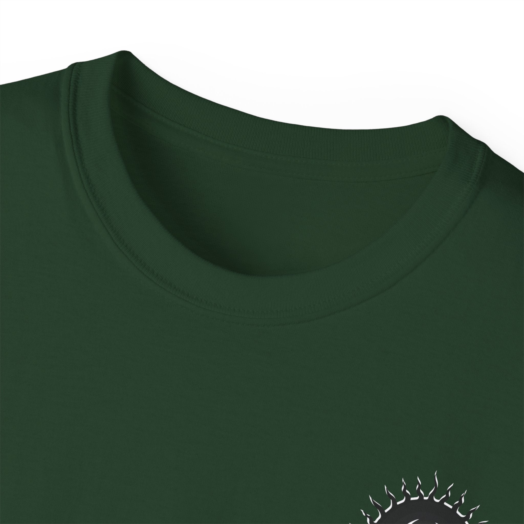 Live Among Demons - Unisex Cotton Tee (Back) - Damned Threads